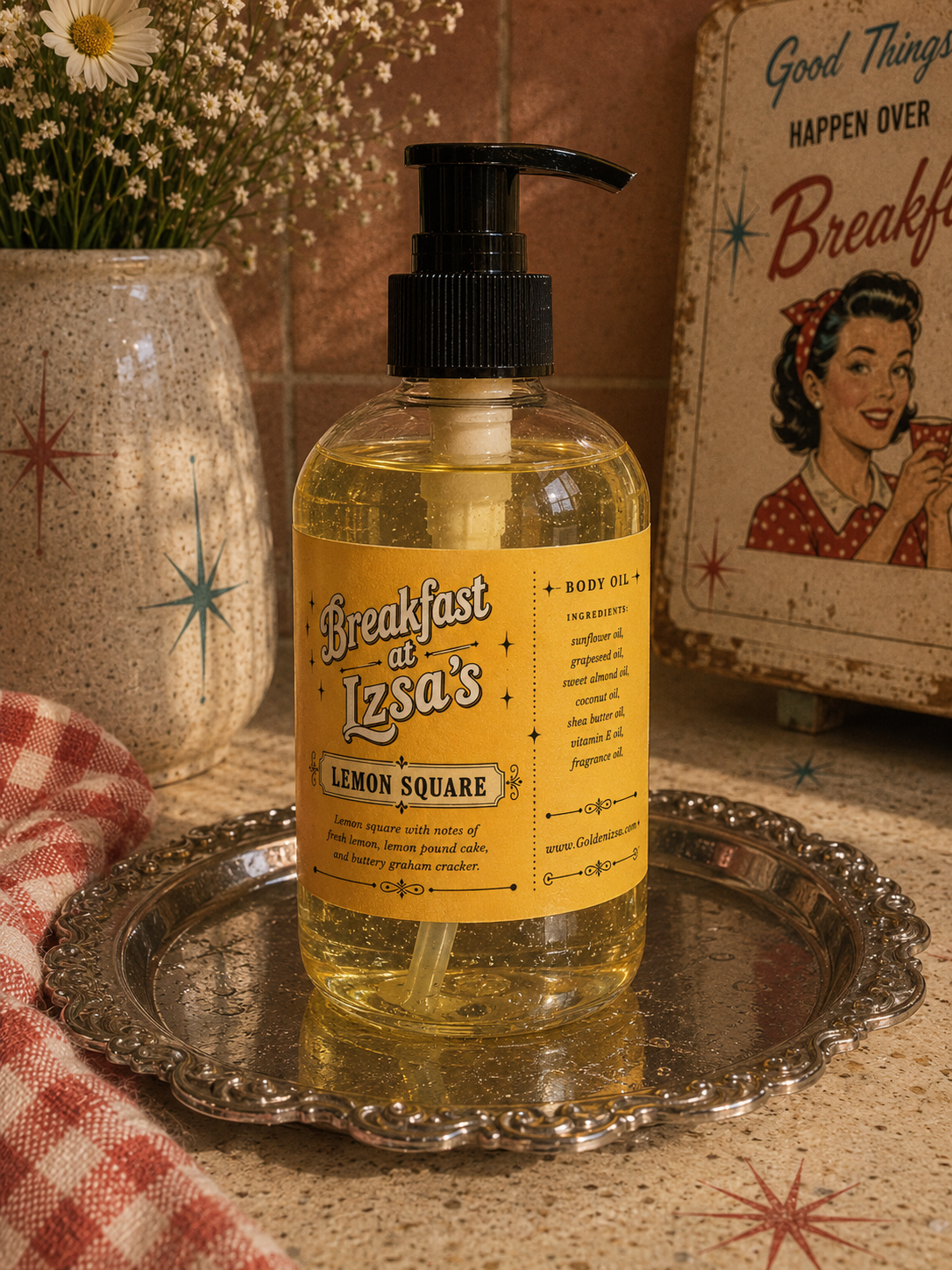 Lemon Square Body Oil