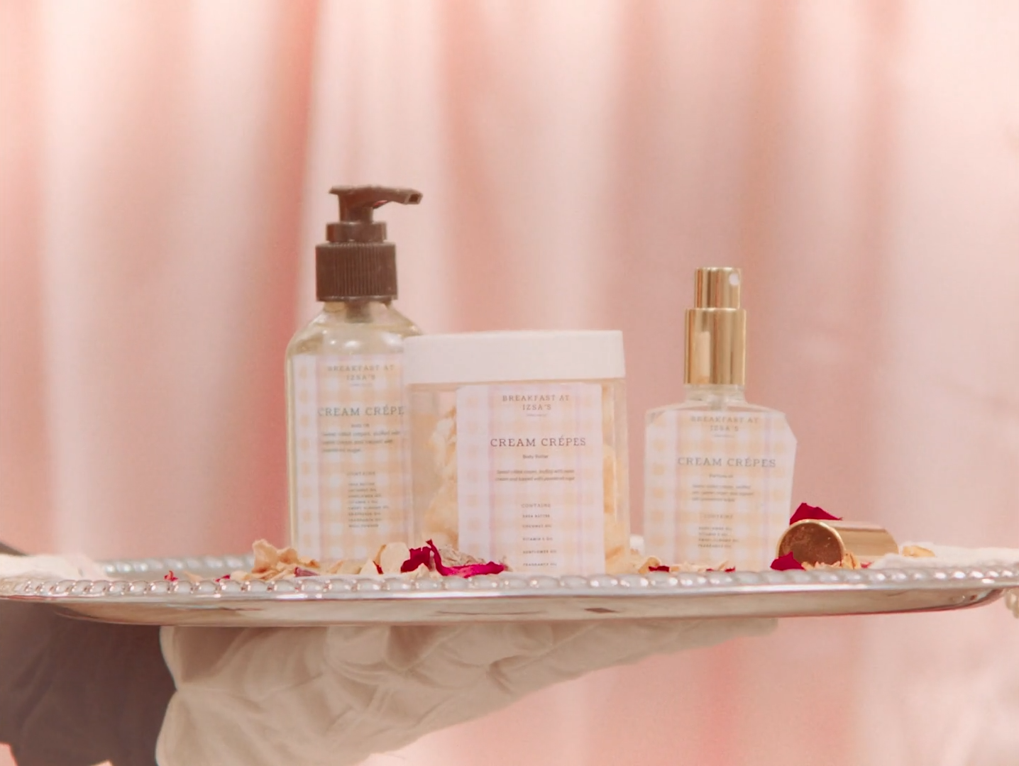 Cream Crèpes Body Oil